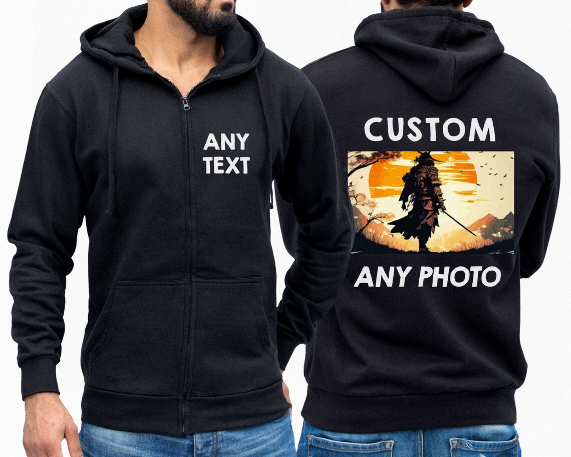 Zipper Hoodie Customized